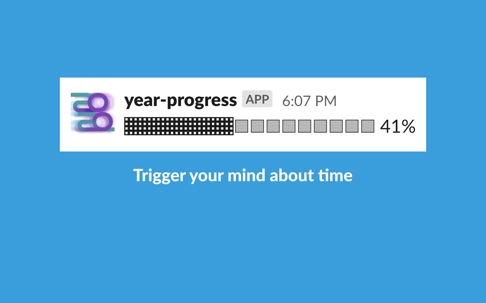 year-progress slack